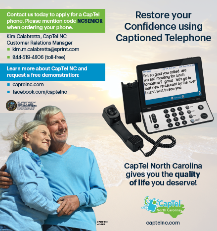 CapTel NC Brochure for Senior Citizens